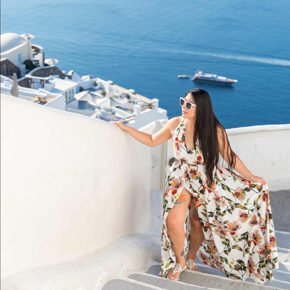 High low maxi dress